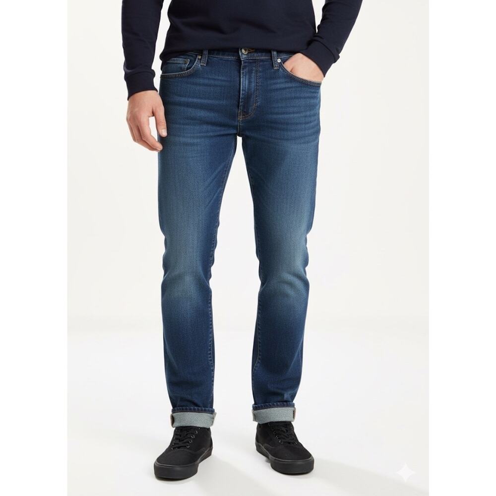 Levi's 511 Slim Fit Jeans Dark Wash Denim Stretch Men's Size 30x32 Blue
